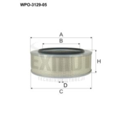 Wkład filtra powietrza WPO 3129-05 - Zamiennik: SA 19721